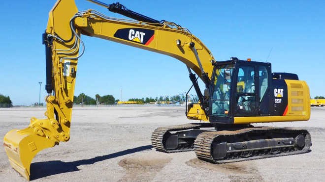 Excavator at an Auction
